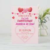 Little Sweetheart is One, Hearts 1st Birthday 招待状 (スタンド正面)