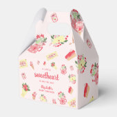 Little Sweetheart on the Way Baby Shower Desserts  フェイバーボックス (正面サイド)