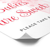 Little Sweetheart Pink BowベビーはSweet Poster ポスター (角)