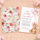 Little Sweetheart Valentine Baby Shower 招待状