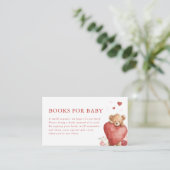 Little Sweetheart Valentine Books for Baby Card エンクロージャーカード (スタンド正面)