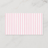 Little Sweetheart Valentine Diaper Raffle Baby  エンクロージャーカード (裏面)