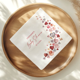 Little Sweetheart Valentinesベビーシャワー スタンダードカクテルナプキン