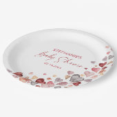 Little Sweetheart Valentinesベビーシャワー ペーパープレート (アングル)