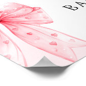 Little Sweetheart Valentines Baby Showerへようこそ ポスター (角)