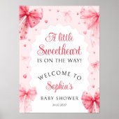 Little Sweetheart Valentines Baby Showerへようこそ ポスター (正面)
