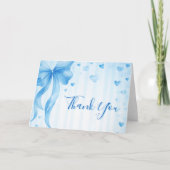 Little Sweetheart Valentines Baby Shower サンキューカード (正面)