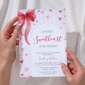 Little Sweetheart Valentines Baby Shower 招待状