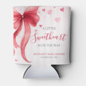 Little Sweetheart Valentines Baby Shower 缶クーラー (正面)