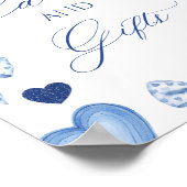 Little Sweetheart Valentines Cards And Gifts Sign ポスター (角)