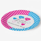 Little Sweetheart Valentine's Dayジェンダー・リビール ペーパープレート (アングル)