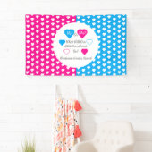 Little Sweetheart Valentine's Dayジェンダー・リビール 横断幕 (インサイチュ)