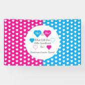 Little Sweetheart Valentine's Dayジェンダー・リビール 横断幕 (横)