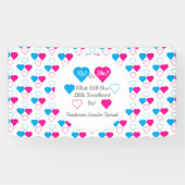 Little Sweetheart Valentine's Dayジェンダー・リビール 横断幕 (横)