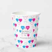 Little Sweetheart Valentine's Dayジェンダー・リビール 紙コップ (正面)