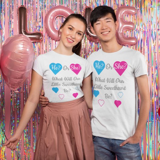 Little Sweetheart Valentine's Dayジェンダー・リビール Tシャツ
