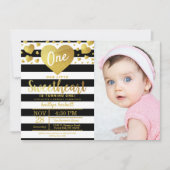 Little Sweetheart Valentine's Day誕生日写真 招待状 (正面)