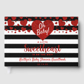 Little Sweetheart Valentine's Day Baby Shower ゲストブック (正面)