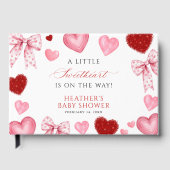 Little Sweetheart Valentines Day Baby Shower ゲストブック (正面)