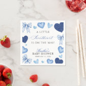 Little Sweetheart Valentines Day Baby Shower スタンダードカクテルナプキン (インサイチュ)