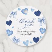 Little Sweetheart Valentines Day Baby Shower フェイバータグ (正面)