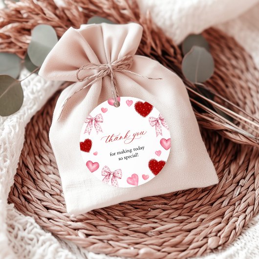Little Sweetheart Valentines Day Baby Shower フェイバータグ