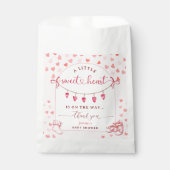 Little Sweetheart Valentine's Day Baby Shower フェイバーバッグ (正面)