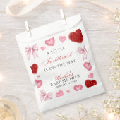 Little Sweetheart Valentines Day Baby Shower フェイバーバッグ (クリップ留めされた状態)