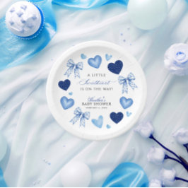 Little Sweetheart Valentines Day Baby Shower ペーパープレート