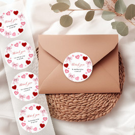 Little Sweetheart Valentines Day Baby Shower ラウンドシール