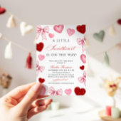Little Sweetheart Valentines Day Baby Shower 招待状