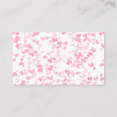 Little Sweetheart Valentine's Day Baby Shower Book エンクロージャーカード (裏面)