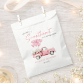 Little Sweetheart Valentine's Day Birthday Party フェイバーバッグ (クリップ留めされた状態)