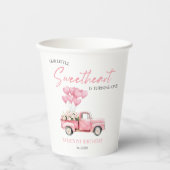 Little Sweetheart Valentine's Day Birthday Party 紙コップ (正面)