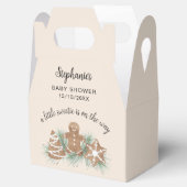 Little Sweetie On The Way Cookie Baby Shower フェイバーボックス (オープン)