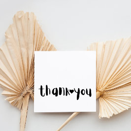 Little Thank Youハート サンキューカード