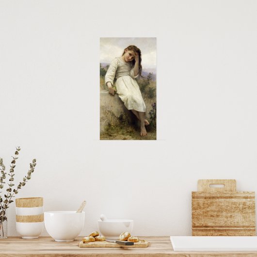 Little Through Canvas Print ポスター (キッチン)