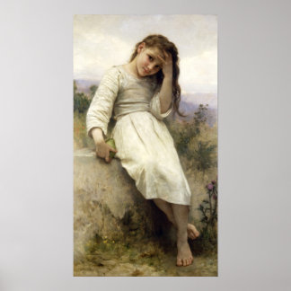 Little Through Canvas Print ポスター