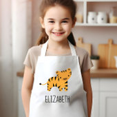 Little Tiger Cute Personalized 子供用エプロン