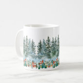 Little town in Winter Mug コーヒーマグカップ (正面左)