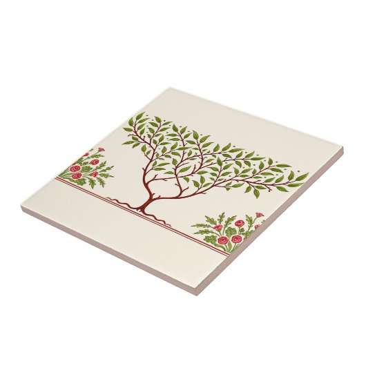 Little Tree Frieze for William Morris タイル (側面)