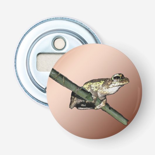 Little Tree Frog Oil Paint, Bottle Opener 栓抜き (正面)