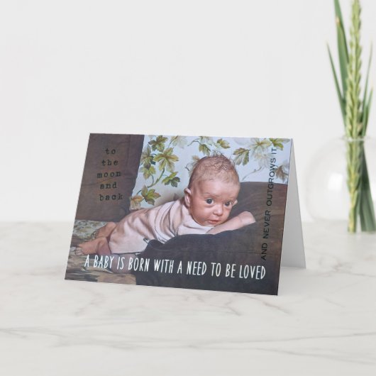 LITTLE TROUBLE GREETING CARD サンキューカード (正面)