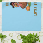 Little Turkey Chef Towel – Thanksgiving Gift キッチンタオル (折り畳み)