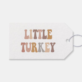 Little Turkey Fall Autumn Thanksgiving Baby ギフトタグ