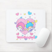 Little Twin Stars Retro Logo Valentine Tee  マウスパッド (マウス)