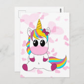 Little Unicorn ポストカード (正面/裏面)