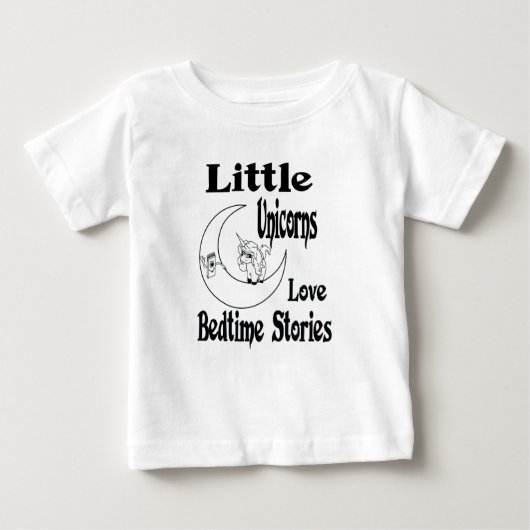 Little Unicorns Love... -ベビーTシャツ – BL ベビーTシャツ (正面)