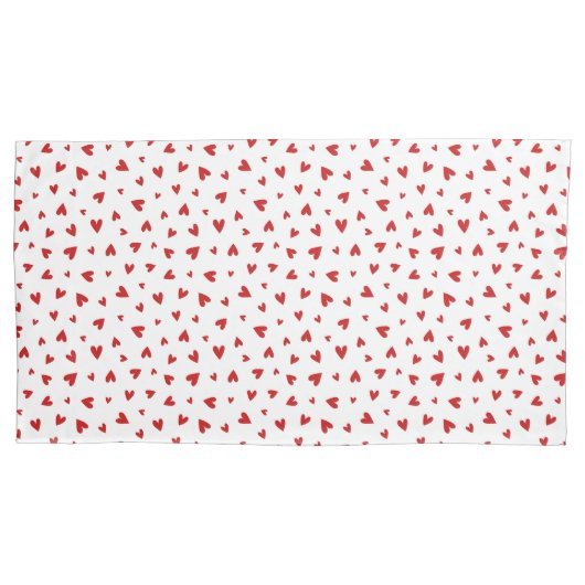 Little Valentine Hearts 枕カバー (正面)