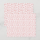 Little Valentine Hearts Paper Sheet (正面/裏面)